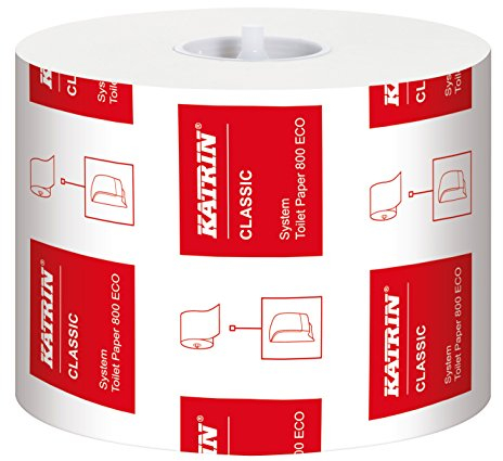 Katrin 103424 Classic System toilet Eco papier 100% recyclé, fibre (lot de 36)
