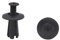 sourcing map 50pcs Noir Voiture Rivets Plastique Porte Tronc vis Amortisseur 8mm colliez Fixation