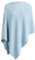 PULI Damen Schal Poncho Decke Cape Cardigan Kaschmir/Kaschmir Wickelschal für Frühling Sommer Herbst, Blau, Gr. Einheitsgröße