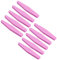Lurrose 10pcs Nail Files Sponge Double Sided Nail Buffer Blocks Emery Boards for Manicure Polishing Boards Tools Pink