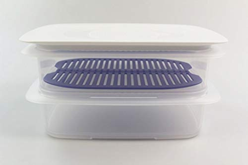 Cool`N Fresh 1,5 L Behälter (2) + Frischegitter lila + Klimadeckel 35116
