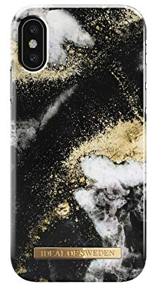 iDeal Of Sweden Handyhülle für iPhone X/XS (Black Galaxy Marble)