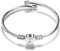 VQYSKO Damen Mädchen Herz Armband Armkette-Rostfreier Stahl Initiale Armband Mit Gravur Damen, Golden/Stahlfarbe/Roségold/Brief Frauen Armreif(Silber Farbe S)