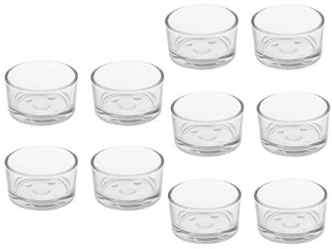 Tubayia Glas Futternapf Wassernapf Terrarium Futterschale für Reptilien, Eidechse, Gecko, Spinne (10 Stück)