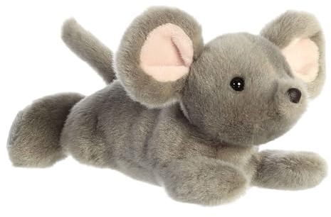 Aurora - Mini Flopsie - 8 Missy Mouse | Compact tummy-lying animals with bean-filled stability