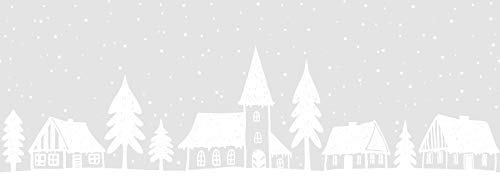 d-c-fix Fensterbilder Winter Homes - statisch selbsthaftend & wiederverwendbar - Weihnachten Fensterdeko innen Weihnachtsdeko Fenster-Sticker Fensterfolie Winter-Deko Stadt Häuser 20 x 150 cm