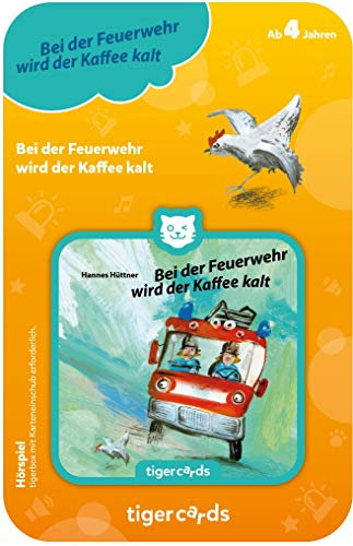 tigermedia tigercard At the fire brigade, the coffee becomes cold, loving audiobooks adventure, kids' tigerbox, audio box, audio play, children's music