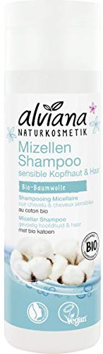 alviana Daily Care Micellar Shampoo 200ml – Mild Cleanser with Micellar Technology and Organic Chamomile Extract – For Sensitive Hair and Scalp