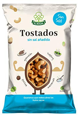 EL NOGAL Frutos Secos Anacardo Tostado Sin Sal Bolsa, 100 G