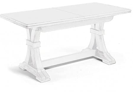 Mar.c.a. Design - Sideboard für Wohnzimmer, weißes Pappelholz, Elegante Kommode, Wohnzimmer, 2 Schiebetüren und 2 Schubladen - Made in Italy