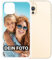 Personalisierte Handyhülle für Apple iPhone 12 Pro Max - Individuell selbst gestalten mit Foto und Text - Transparente Hülle aus Silikon
