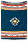 Laguna Beach Textile Co mexikanische Decke für Strand, Yoga, Camping oder dekorative Überwurfdecke, traditionelles handgefertigtes Serape, Marineblau