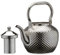 SANQIAHOME Teiera in acciaio INOX con Filtro, 2,0 litri, Adatta a Piano di Cottura a induzione,argento Stile vintage