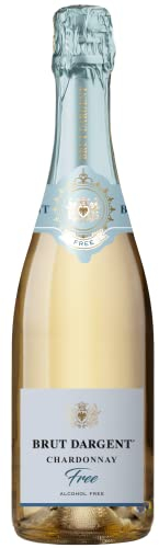 Brut Dargent Free Chardonnay - Qualitativ hochwertiger Alkoholfreier Chardonnay Weiss Sekt aus Frankreich - Ohne Alkohol (1 x 0.75 L)