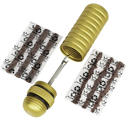 Peaty's Reparatur-Set für Schlauchlose Fahrradreifen Reifenstecker, Gold, Einheitsgröße