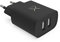 Cargador DE Pared KRUX 2X USB 2 4A
