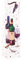 AbbeyShake bottle gift bags one size multicoloured - Pack of 6 (Vintage wine)