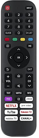 VINABTY Sostituzione Telecomando Adatta per Hisense FULL HD SMART TV 40A4DGCH 40A4EG 40A4FG 40A4GG 40A4HG 40A4EGCH 40A4BGTUK 40A4CGTUK 40A4EGTUK 40A4FGTUK EN2AP30H