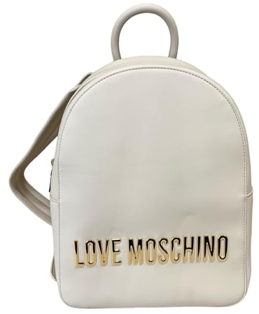 Love Moschino Damen Rucksack, Weiß