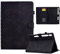 Vkooer Coque pour Samsung Galaxy Tab S9 (11 Pouce) SM-X710/X716B/X718U Housse Cuir PU Etui de Protection Flip Cover Case avec Support Pochette Tablette Coque, Noir