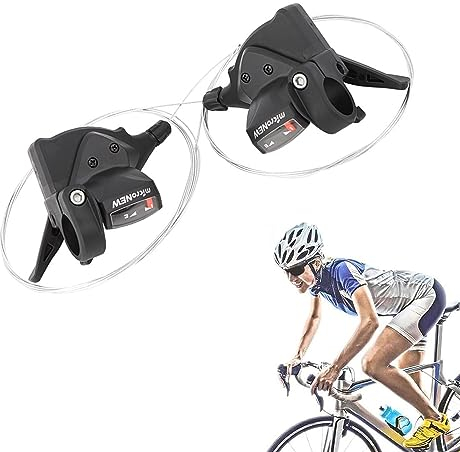 SYXLS Schalthebel Shifter 3x8 24Gang Schalthebel mit Bremshebel, Bicycle Gear Lever Rennrad Bremshebel mit Ganganzeige, für Mountainbike für Fahrräder Rennrad Mountainbike City Bike Faltrad
