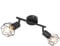INNOVATE Deckenlampe Industrial Style | Deckenleuchten - E14 | Lampe Wohnzimmer | Deckenlampe Schlafzimmer | Küchenlampe | Deckenleuchte Schlafzimmer | Deckenlampe schwarz | Deckenstrahler 2 flammig