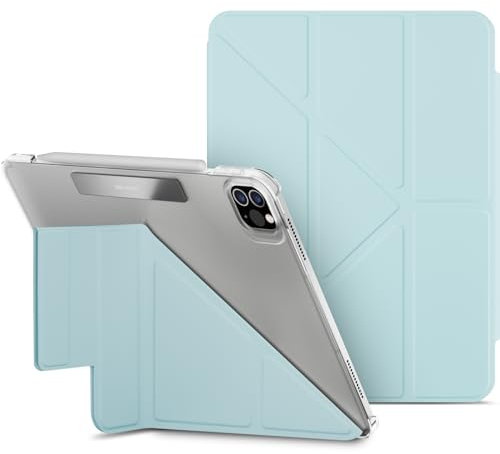 MAGEASY Schutzhülle für iPad Pro 11 Zoll (27,9 cm) – Folio-Schutzhülle mit Multi-Winkel-Ständer, Apple Pencil Halter, schmutzabweisend, kompatibel mit iPad Pro 11 Zoll (2018–2022) & iPad Air (5. / 4.