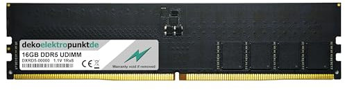 dekoelektropunktde 16Go Mémoire RAM Convient pour MSI Pro Z790-P WiFi (7E06-001R) DDR5 UDIMM PC5