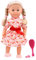Elizabeth Weiche Puppe Schlafaugen Outfit und Haar-Accessoires von Peterkin, Geschenk für Kinder ab 18 Monaten, 35,6 cm
