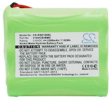 2200mAh 7.92Wh Battery Replacement for Roberts Solar Dab 1, SolarDAB radio, Sports Dab1 DAB Digital fit Part No. 210HCB3BMX, GPRHC212B