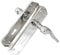 Premium Chrome Internal Door Lock Handles with Long Back Plate & 3 Lever Sash Lock - Stellar Design (1-6 Pair of Handles + 3 Lever SASH Lock) (1 Pair of Handles)