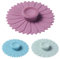 Lot de 3 Couvercle Tasse Silicone, 10,4 cm Couvercle de Mug, Anti-poussière Couvercle pour Bols Casseroles Tasses Micro-ondes(3 Couleurs)