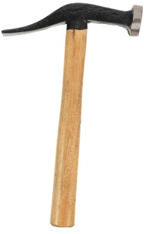 HOMSFOU Tack Hammer Mit Holzgriff Robustes Schuhreparatur-werkzeug Aus Eisen Für Heim Industriegebrauch Verschleißfest Rostfrei Für Präzises Reparieren Und Montieren Kleiner Teile