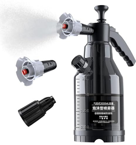 1 Piece Foam Spray Bottle - Washing Foam Spray Can, Car Wash Fluid Tool | Ergonomic Handle, Car Care Accessories, Pressure Washer Attachment for Foam Cannon Car Washing, Cleaning