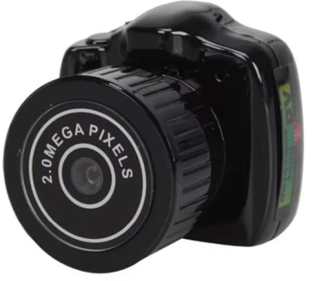 Huudngeje Mini Camera Camcorder 480P Mini DVR Camcorder Y2000 Portable Webcam Video Voice Recorder Camera