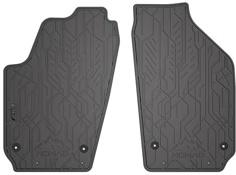 FROGUM Nomad Gummimatten Ganzjährig Autofussmatten Vorne Automatten für SEAT Cordoba II 2002-2009, für Ibiza III 2002-2008, für Skoda Fabia I 1999-2008, für VW Fox 2003-2021, für VW Polo IV 2002-2009