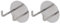 TOPINCN 2PCS Wallmounted Portafilter Holder, Stainless Steel Hooks Coffee Portafilter Rack Wall Hook Organizer for Kitchen Bathroom Corridor for Keys Bracelets