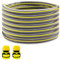 Alederways Ensemble d'extension de tuyau d'arrosage 1,27 cm, 2 connecteurs pour enrouleur de tuyau et robinet (4 m)