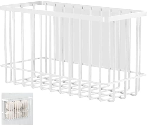 Scaffale Magnetico, Mensola Magnetica Per Lavatrice, Cestino Magnetico Organizzatore, Mensola Magnetica Frigorifero, Adatto Alla Gestione Del Frigorifero e Della Lavatrice 25,5 * 7,5 * 15 Cm Bianco