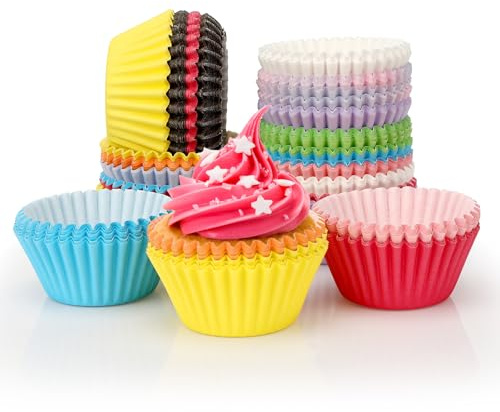 Muffinförmchen Papier, 500 Mini Muffins Papierförmchen, Cupcake Förmchen
