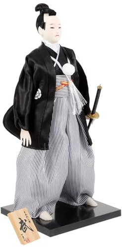 TOYANDONA Japanische Samurai Puppe aus Leichtem Material Dekorative Wohndekoration für Wohnzimmer und Schlafzimmer Japanisches Kunsthandwerk Geschenkidee