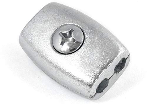 10 pcs acier galvanisélire serre-câbles ovale 5mm zingue