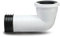 Polypipe Kwickfit 4 110mm Bent 90 Degree WC Toilet Pan Connector White SK42