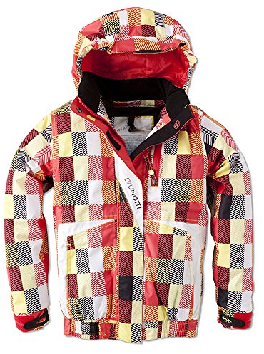 Brunotti Skijacke Winterjacke Jacke Snowboard Kapuze Hipertex rot gelb schwarz 116
