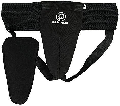 Krav Maga Schwarz Damen Elastische Baumwolle Tiefschutz W/Cup M