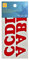 Simplicity Iron-On Letter Pack-Red, 3cm x 3.5cm
