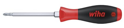 Wiha Schraubendreher SoftFinish® Phillips mit Sechskantklinge und Sechskantansatz (00766) PH3 x 150 mm ergonomischer Griff für kraftvolles Drehen, Allrounder für Industrie und Handwerk