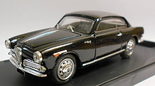 Bang 1/43 Scale Metal Model - 7177 ALFA ROMEO GIULIETTA SP 2T STREET BLACK - Auto - Modellauto - Alle Altersgruppen - Hobbyisten, Sammler, Classic Car Enthusiasten - Unisex