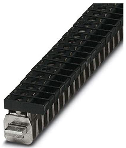 PHOENIX CONTACT AKG 4 BK-EX Anschlussklemme, Schraubanschluss, 41A, 0.5 mm² - 6 mm² Querschnitt, 7mm Breite, 5.410g, Schwarz, 50 Stück