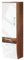 Posseik 5804 91 Hochschrank Rima, walnuß-Nb.-weiß